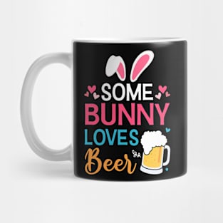 Some Bunny Loves Beer Easter Day Mug